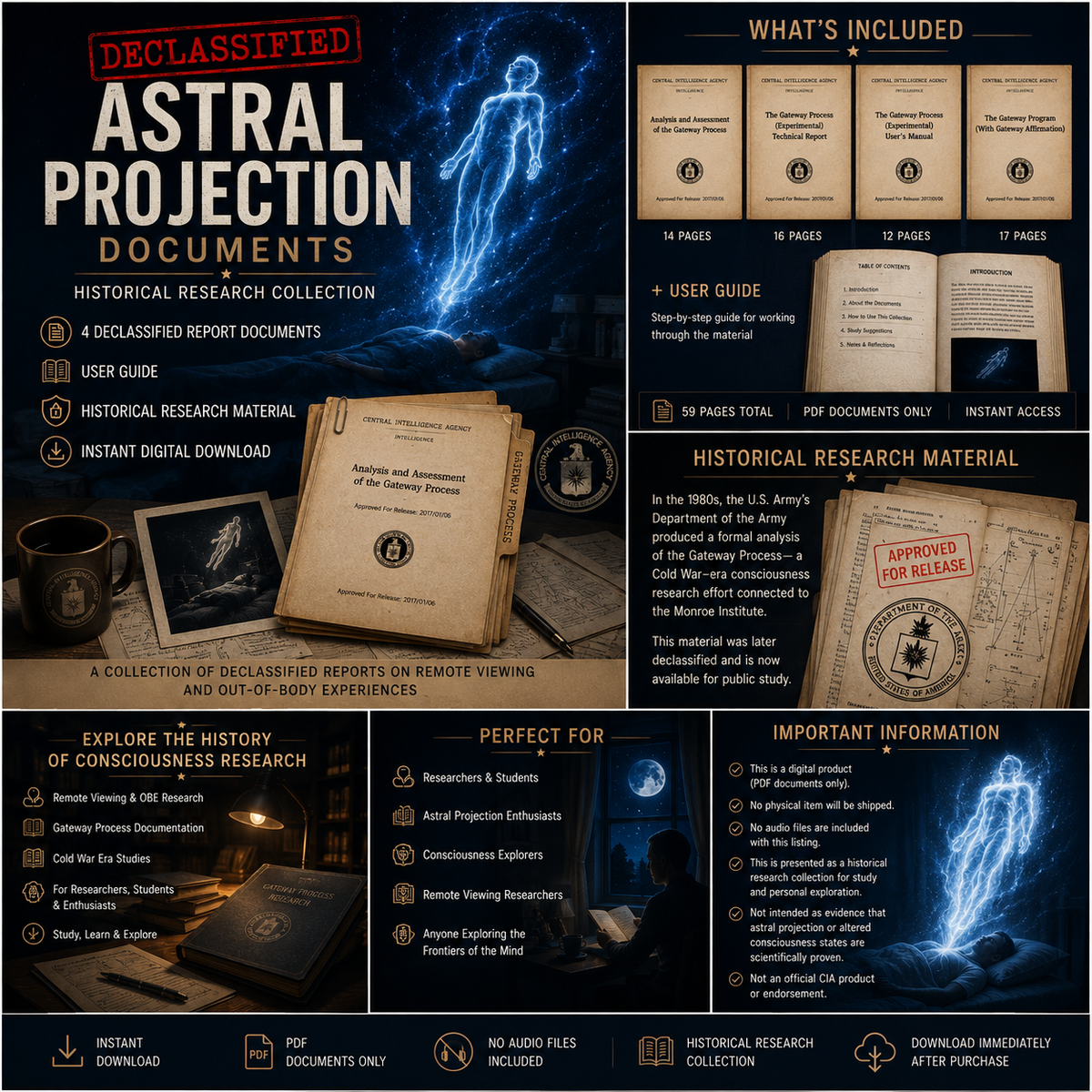 Astral Projection Guide - The Gateway Experience CIA Tapes